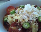 A picture of step 10 of Tomato Sauce Simmered Hamburger Gratin.