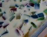 A picture of step 3 of Broken Glass Jell-O Dessert. ..