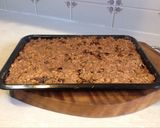 A picture of step 6 of Oat energy bars (contains nuts).