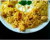 A picture of step 5 of Soya biryani.