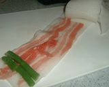 A picture of step 2 of Daikon Radish and Pork Rolls! For Guests.