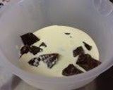 A picture of step 2 of Molten Chocolate Cake.
