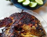 Foto langkah ke 10 dari resep Ikan mas bakar sambal kecap pedas.