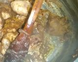 A picture of step 3 of Desi palak gosht (Palak chicken).