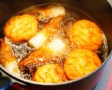 A picture of step 2 of Simmered Uogashi-age and Chikuwa with Oden Hotpot Touch.