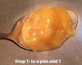 A picture of step 1 of Kesar Doodh Peda.