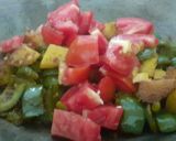 A picture of step 5 of Aloo Shimla mirch ki sabzi.