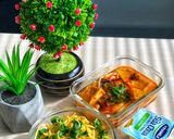 Hình bước làm 1 của món Mì Trứng Nấu Chay