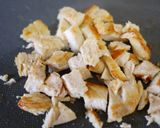 A picture of step 6 of Mustard Cheese Salad with Spring Cabbage & Chicken,.