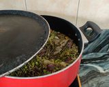 A picture of step 12 of Green Rice.