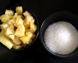 A picture of step 1 of "Pineapple cake Sandesh".