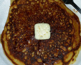 A picture of step 8 of CC'S fall spiced pancakes.
