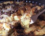 صورة لخطوة 1 من وصفة Bread puddingبودينغ الخبز