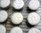 A picture of step 12 of Rum Chata Cupcakes W/ Dulce De Leche Cream Cheese Frosting.