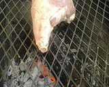A picture of step 2 of Salt crusted leg of lamb.