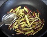 A picture of step 6 of Sweet Potato Kinpira Stir Fry.
