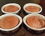 A picture of step 5 of Chocolate Crunch Layer Cake.