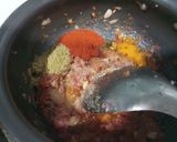 A picture of step 2 of Dal makhani.