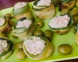Foto del paso 7 de la receta: CALABACINES ZUCHINIS (CON POLLO) EN 🫔ROLLOS 🫔SORPRESA🍗🧅🥕🫑🧀🌶🧅🍗🫑🌶🥕🫔