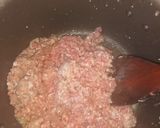 A picture of step 2 of Bunah mutton keema.