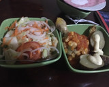 Foto del paso 5 de la receta: Pollo con guiso encima y papas con salsa
