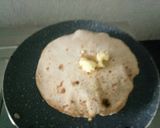 A picture of step 8 of Alu paneer paratha serve with boondi raita.