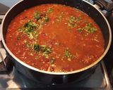 A picture of step 9 of Rajma Biryani.