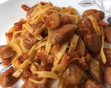 Foto langkah ke 3 dari resep Pasta sosis kornet bolognese.