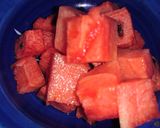 Hình bước làm 1 của món Detox dưa hấu