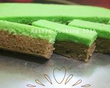 Foto langkah ke 7 dari resep Cake Bolu Pandan Coklat (2 Telur).