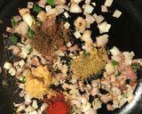 A picture of step 4 of Cabbage Dal.
