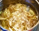 A picture of step 2 of Sesame Flavored Konnyaku and Burdock Root.