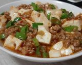 A picture of step 6 of Chinese Mapo Tofu (Sichuan Cuisine).