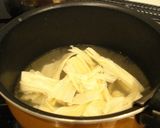 A picture of step 3 of Yuba Ankake Sauce with Rice (Kyoto Obanzai Style).