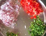 A picture of step 1 of Bhel.