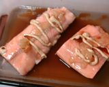 A picture of step 2 of Mo's salmon.