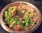 A picture of step 4 of Baigan Bharta / Brinjal (Eggplant) Chutney ( వంకాయ పచ్చడి ).