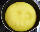 A picture of step 15 of Pancake Mix Cinnamon Apple Cake in a Frying Pan.