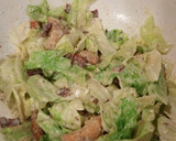 A picture of step 4 of Chicken-Bacon Caesar Wrap.