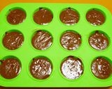 A picture of step 3 of Chocolate Muffins for Valentine's Day.
