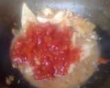 A picture of step 8 of My Tomato Garlic and Onion Chicken in Wine Sauce 😀💚.