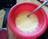 A picture of step 6 of Spanish Omelette (made by Indian).