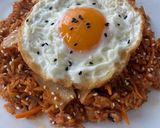 รูปขั้นตอนการทำที่ 6 ของ ข้าวผัดกิมจิ