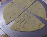 A picture of step 5 of Striped Samose (Samose with Potato and peanuts filling).