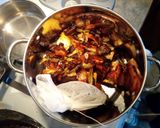 A picture of step 11 of Beef Stock Home Made Makes 6 Quarts.