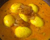 A picture of step 12 of Egg Do Pyaza.