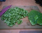A picture of step 1 of Sauted nopales.