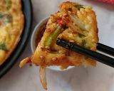 Foto langkah ke 7 dari resep Haemul Pajeon (Shrimp Pancake).