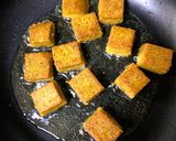 A picture of step 3 of Indrahar ki Kadhi (Madhya Pradesh Cuisine in a Fusion style).