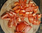 Фото кроку 2 до Легкий постный салат🍅🌶🥗.